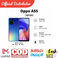 OPPO A55 vs A57 2022 4+64GB TAHAN AIR - KAMERA 50MP -  5000mAh GARANSI RESMI [TIDAK PUAS UANG KEMBALI]