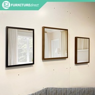 Furniture Direct HOSTA solid wood frame PREMIUM Mirror-walnut cermin high quality wood frame