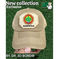 Kementan Field Hat, latest model 3D embossed velcro EXPRESS
