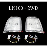 Corner Light Turn Signal TOYOTA MIGHTY-X Low Body 1988-1997 Chrome Rim LN100 2WD 4x2 MIGHTY