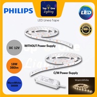 PHILIPS LED Strip 18W 3000K 5M C/W Power Supply 12V [ 31059 complete set with driver / 31058 LED strip only ]