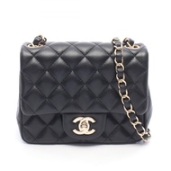 【二手】香奈兒 (Chanel) CHANEL 迷你絎縫肩背包 A35200 黑色羊皮（綿羊皮）迷你絎縫鏈條肩背包 女士二手 A