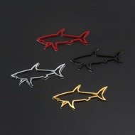 Car Sticker Car Sticker 3d Three-Dimensional Sticker Creative Unique Metal Shark Label Sticker Scratch Sticker Rear Tail Label Side Label