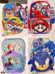 🌟閱讀圖片欄既《落單圖》自助落單🌟代購售$300+ paw patrol backpack 汪汪隊背囊《五件套》 。代購售$300+ super mario & toad backpack 超級馬里奧