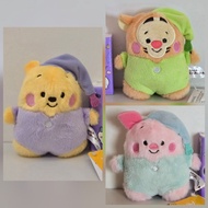 小熊維尼角色睡衣造型 排排企好 毛茸茸公仔 毛公仔 Disney 迪士尼 Winnie The Pooh 跳跳虎 Tigger Tiger 豬仔 小豬 Piglet FuRyu 景品