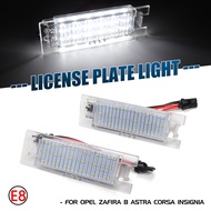 2PCs Led License Number Plate Lights Auto Replacement for Alfa Romeo 147 156 159 166 Brera Giulietta