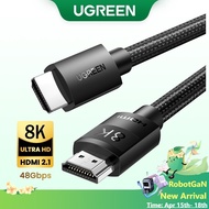 Ugreen HDMI 2.1 Cable Ultra High-speed 8K/60Hz 4K/120Hz for Xiaomi Mi Box PS5 HDMI Splitter Cable Dolby Vision 48Gbps