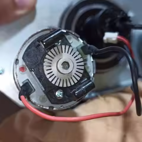 304 Stainless Steel Material 30 Slot Steering Wheel Optical Encoder for Logitech G27 / Driving Force