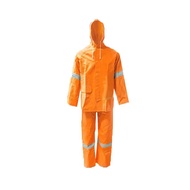 Krisbow Rainsuit Jas Hujan Pvc dengan Hood - Oranye