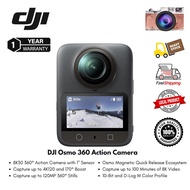 DJI Osmo 360 Action Camera 8K30 360° Action Camera ( 1 Year Warranty )