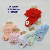 Baby lace socks baby lace socks children's socks 0-12