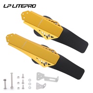 LP Litepro Folding Bike Front Rear Wheel Fenders Ultra Light Aluminum Alloy Foldable Bicycle Mudguard For K3/412/P8/D5/DAHON/FNHON