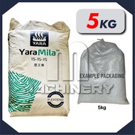 M.Machinery YaraMila 15-15-15 (5KG) Baja YaraMila Compound Fertilizer Yara Baja Subur (5KG)