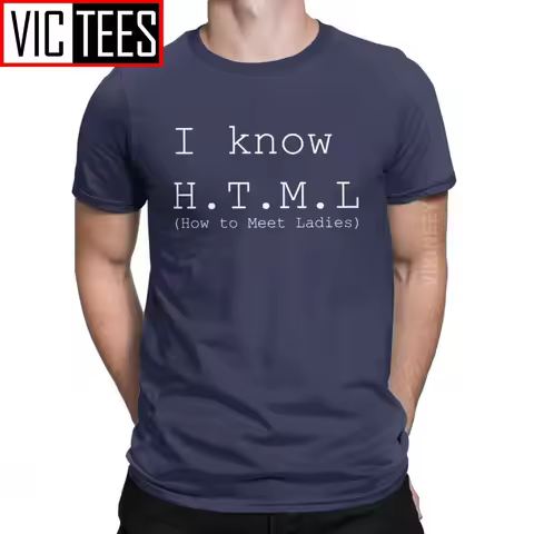 Fashion I Know HTML Silicon Valley Tshirt Men Cotton Tshirt Aviato Hooli Geek Tv Nerd Richard Funny