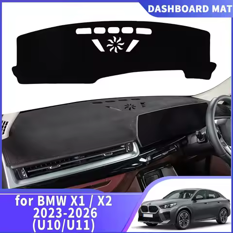 For BMW X1 X2 2023-2026 ix1 ix2 U10 U11 Car Dashmat Dashboard Cover Pad Protective Carpet DashMat Su