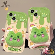 Phone Case OPPO Reno 10 5G Reno 10 Pro 5G Reno 8T 5G Reno 8T 4G Reno 8Z Reno 7Z Reno 8 Reno 5 Reno 7 4G Reno 6 Cute cartoon Frog Prince plush shockproof TPU phone case