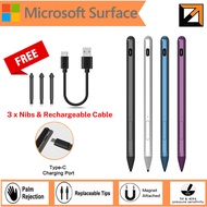 Microsoft Surface Pro 9/8/7/6/5/ Surface Go 3/2/Book 1/2/3/Latpop 1/2/3 / Magnetic Stylus Pen