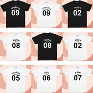 KATUN Baby monster cotton t-shirt rora rami asa chiquita pharita babymonster number oblong shirt