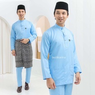 Baju Melayu Biru Lembut Baby Blue Dusty Blue Exclusive available plus size S-7XL saiz besar