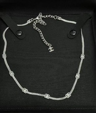 特價❣️Chanel necklace choker 7花銀 7花金 頸鏈 蛇骨 cc logo 25b 25v 26c 26p 26s 項鍊 金色 銀色 耳釘 耳環 胸針 earrings broo
