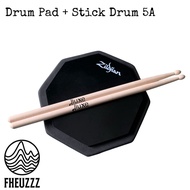 Drum Pad Drum Practice Pad Alat Latihan Drum 10" Inch