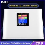 KuWFi 4G Router Wifi SIM  150Mbps Wireless Wi-Fi Router Home Hotspot 4G CPE WAN LAN WIFI Modem Router
