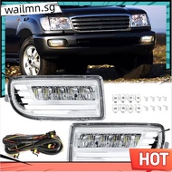 LED Fog Lights for   100 LC100 UZJ100 FZJ10 1998-2008 DRL Turn Signal Daytime Driving Lamp Replaceme