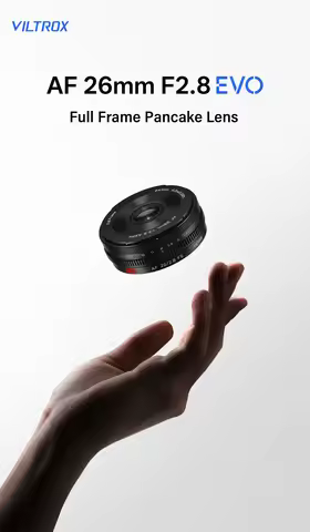 Viltrox 26mm F2.8 EVO Pancake Lens AF Full Frame Prime Lens for Sony E-Mount A7CII A7C A7IV A7III A7