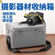 HY/💥Slr Lens Password Lock Storage Box Camera Moisture-Proof Cabinet Photography Equipment Digital Dustproof Shockproof