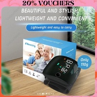 VelourNest Big LCD Display Digital Blood Pressure Monitor Wrist Style Rechargeable With Voice