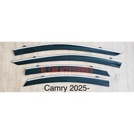 Toyota Camry 2014 - 2026 ACV50 XV70 XV80 injector window sun Door Visor stainless steel chrome cover