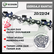 ECOSEN Guide Bar Chainsaw Blade Chainsaw Chain 20 22 24 Inch Rantai Chainsaw 325 Berlaku Untuk STIHL/Makita/ECOSEN