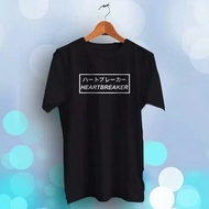 FOR SALE MEN'S FASHION HEARTBREAKER JAPANESE WRITING T-SHIRT FOR SALE