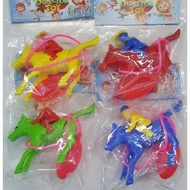Squeeze Horse Toys Jumping Antique