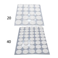 DOU 40 20PCS Mouse Feet Mouse Skates Stickers Pad Rounded Glides Curved Edges Feet Replacement for G