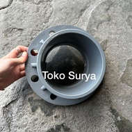 RCKflange4 - flange 4" Rucika Fitting PVC Rucika flen AW 4 inch in dim flange sock 4" flendes pipe