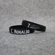 Gelang Bahan Silikon Desain Tanda Tangan Juventus No. 7 C Ronaldo