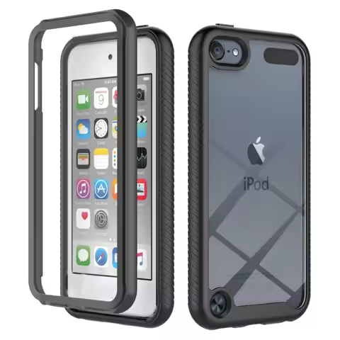 Hybrid TPU/PC Sky Case For iPod Touch 7 Fundas Capa Two Layer Structure Shockproof Crystal Clear She
