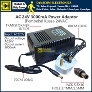 AC 24V 3000mA AC to AC Power Adapter Adapter Transformer [AC to AC Power Adapter]