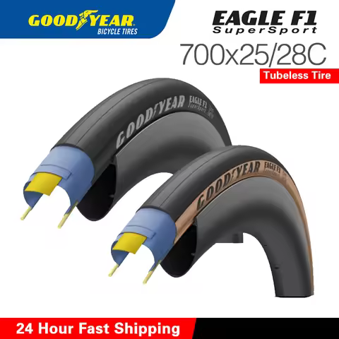 Goodyear Bicycle Tires Eagle F1 Supersport 700x28C Tubeless Road Bike Tire 700x25C Clincher Foldable