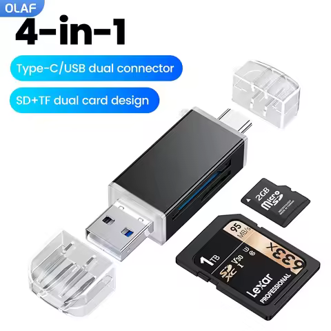 USB2.0 Card Reader Type C to Micro SD TF Card Reader Adapter For Mobile Phone PC Laptop Accessories 