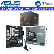 Itw | ASUS Motherboard Bundle AMD Ryzen 7 7700 Processor with Wraith Prism and Prime B650M-A Wifi