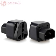 [COD] Plug Adapter 10A Universal C14 Male C13 Female WD-320 250V Conversion Plug