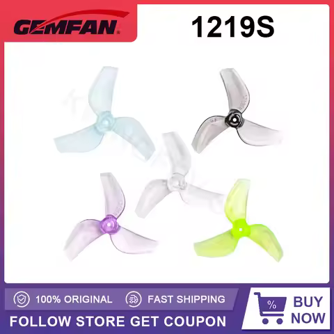 12Pairs Gemfan 1219s 31mm Propeller 3-Blade PC Propeller For Micro TinyWhoop FPV Racing Tinywhoop Dr