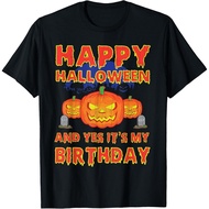New Halloween Birthday October 31 Birthday Cool Fall Season Best T-Shirt