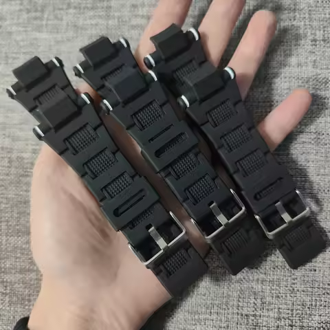 Resin Watch Strap For Casio GW-A1100 GA1000 GA1100 GW4000 Men's Watch Band Silicone Wristband Bracel