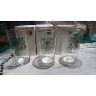 Suntory beer glass 5x3" new boxed Japan/pc