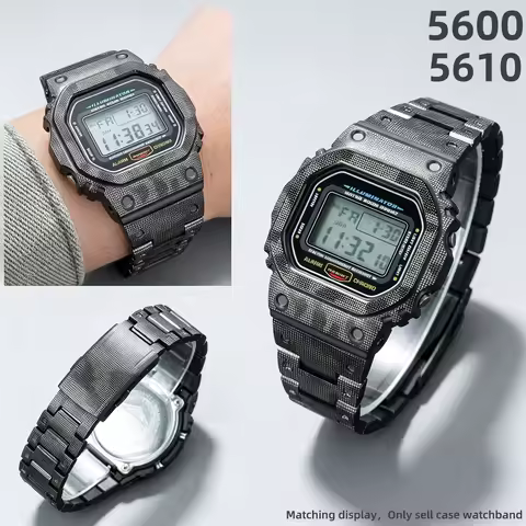 316L Upgraded Camouflage Stainless Steel Mod kit bezel For Casio GW-B5600 GMW-5610 GWX-5600 DW-5600 