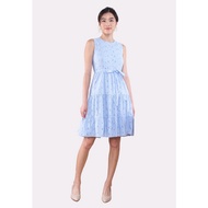 Lzzie Renata Dress - Blue and White