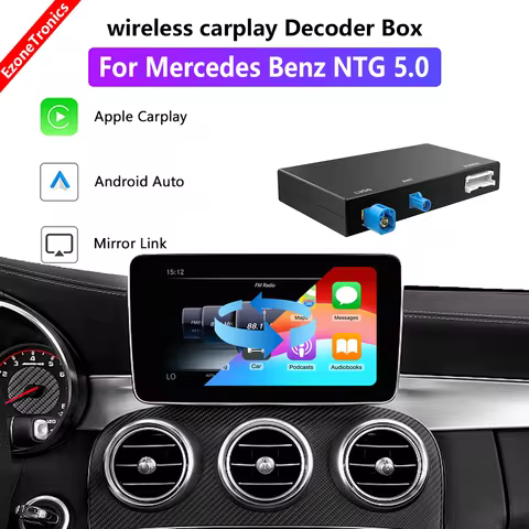 EZonetronics Wireless CarPlay Android Auto retrofit kit decoder box for Mercedes Benz W176 W246 W218